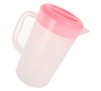 Gatuida Large Capacity Water Pitcher with Lid Heat and Cold Resistant Beverage Jug for Juice Milk Beer and Iced Tea Food Safe Water Container for Household Use for Parties Picnics and