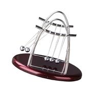 Gatuida Large Newton's Cradle Desktop Five Ball Pendulum Dynamics Experiment Tool for Home Office Decoration Educational Physics Balance Balls