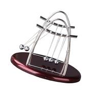 Gatuida Large Newton's Cradle Dynamic Physics Experiment Tool for Home Office Decoration Improves Imagination Hands Skills for Learning Energy Balance and Dynamics