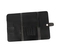 Gatuida Leather Hair Scissor Bag for Hairdressers Compact Salon Tool Pouch Holder with Stylish Design Lightweight and Hairdressing Equipment Case for Travel and Professional Use