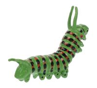 Gatuida Lifelike Fake Caterpillar Realistic Simulation Insect Figurine Educational Model for Garden Decoration and Prank Use Green Crawling Caterpillar for Learning