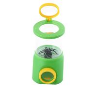 Gatuida Light Green Magnifier Box with Dual Lens Viewer for Outdoor Insect Observation Educational Nature Exploration Container for Boys and Portable Science Teaching Tool for Camping and