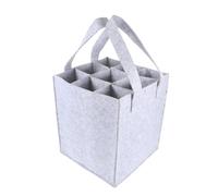 Gatuida Light Grey Divided Style Wine Bottle Cover Storage Bag Practical Wine Decor for All Bottle Unique Design for Parties Events for Simple Decoration