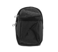 Gatuida Lightweight Canvas Golf Ball Holder Pouch Bag with Zipper Front Pocket for 2 Balls and Back Pocket for Tees and Accessories Compact Mini Storage for Golfers