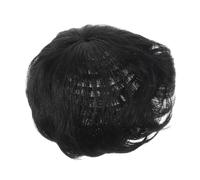 Gatuida Lightweight Male Toupee for Bald Spots Realistic Short Hair with Chemical Fiber Comfortable Hairpiece for Men with Hair and Easy to Apply Natural-looking Wig