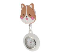 Gatuida Lightweight Metal Hanger Pocket Watch for Nurses with Retractable Buckle, Delicate and Simple Design, Easy to See The Time, Portable Nurse Accessory for Hand Washing