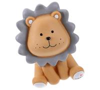 Gatuida Lion Piggy Bank for Brown Cartoon Animal Money Box with Easy Open Design Sturdy Vinyl Coin Savings Jar for Home Decor and Store Counter Decoration Early Financial Skills Gift