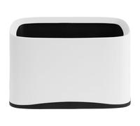 Gatuida Litter Box Scoop Organizer: White Plastic Storage Base - Removable Scoop Stand - Universal Cat Waste Disposal Holder for Litter Shovels Cleaning Tools