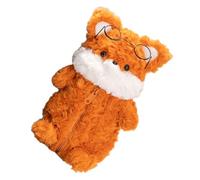 Gatuida Little Fox Pencil Case Cute Plush Fox Storage Bag for Boy Girl Portable Pen Case Kawaii School Supplies