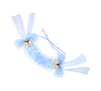 Gatuida Lolita Headband Lace and Pearl Details for Princess Boy Girl Party Wear Soft Bowknot Design Offers Comfortable Styling for Girl Party Hair Hoops