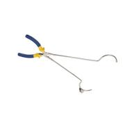 Gatuida Long Crucible Tong for Metal Smelting and Jewelry Casting Graphite Crucible Clamp Tool and Tool for Melting Pouring and Refining Precious Metals