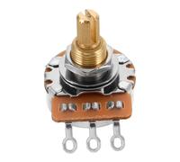 Gatuida Long Shaft Teeth Split Shaft Potentiometer for Electric Guitar Bass Variable Resistor Volume Control Knob Replacement Professional DIY Guitar Repair Accessory