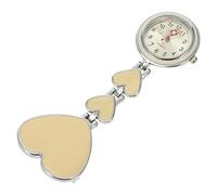 Gatuida Love-Shaped Nurse Fob Watch with Quartz Movement Portable and Professional Hanging Pocket Watch for Nurses Waterproof and Luminous Design Suitable for Work Women