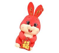 Gatuida Lucky Bag Rabbit Doll Plush Adorable Chinese Year Rabbit Mascot Soft Stuffed Bunny for Home Decor Party Unique Design for Adults