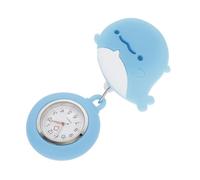 Gatuida Luminous Nurse Fob Watch Retractable Hanging Watch with Clip-On Design Silicone Night Glow Pocket for Nurses Doctors