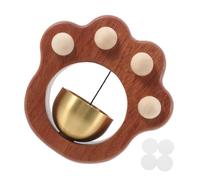 Gatuida Magnetic Cat Paw Shopkeepers Bell Wooden Door Chime for Front Porch Entry Wall Mounted Wind Chime Decorative Doorbell for Home Garden Restaurant