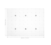 Gatuida Magnetic Geoboard Toy: Montessori Math Board - Children Classroom Peg Board with Rubber Band for Geometry Activities Educational Manipulative Material
