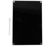 Gatuida Magnetic Liquid Chalk Board for Fridge, Acrylic Planner 8x12" | Removable Kitchen Task Organizer, Erasable Schedule Reminder Frame, Office Message Pad, Black