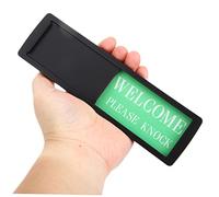 Gatuida Magnetic Sliding Do Not Disturb Sign for Privacy Protection Knock Before Entering Door Sign for Home Office Restroom Conference Room Use and Easy to Install