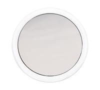 Gatuida Magnifying Cosmetic Mirror with Suction Cup Portable Round Edge Makeup Mirror Lightweight Glass and Plastic Frame for Precise Makeup Eyebrow Use Women and Artists