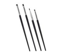 Gatuida Makeup Eyeliner Brush Set 4pcs Precision Fine Makeup Brush Kit with Soft Horse Hair Suitable for Daily Use and Professional Artists