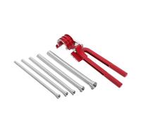 Gatuida Manual Tube Bender with Three Groove Design for Copper Aluminum Thin Wall Steel Pipes Electricity Operation for Air Conditioning Refrigeration Repair Bends Up to Degrees