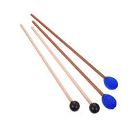 Gatuida Marimba Mallets with Rubber and Yarn Heads Lightweight Percussion Sticks for Professional and Student Use Includes Storage Bag for Xylophone and Marimba Players