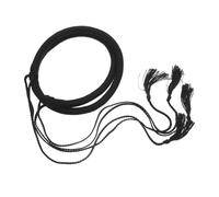 Gatuida Men’s Arab Shemagh Headband with Braided Tassels, Black Wool Material, Middle East Turban Style Hairband for Muslim Hijab and Arabian Headwear, Suitable for Dubai and Saudi Traditional Use