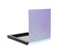 Gatuida Mermaid Eyeshadow Palette Magnetic Makeup Palette Small 10x10x1.4cm Magnetic Fish Scale Pattern Eyeshadow Container Suitable for Travel and Daily Use