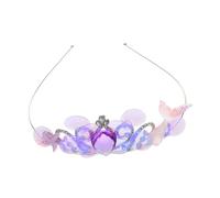 Gatuida Mermaid Hair Accessories for Ocean Theme Birthday Party Tiara Lightweight Shell Detail Headband for Comfortable and Enchanting Dress Up