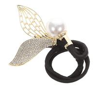 Gatuida Mermaid Hair Bun Maker Lazy Curler Pearl and Rhinestone Twist Clip Lightweight Hair Styling Accessory for Women Updos