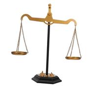 Gatuida Metal Balance Scale Ornament with Design Metal Craftsmanship Stable Table Centerpiece for Home Decor and Small Item Storage Farmhouse Justice Scale Decoration