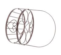 Gatuida Metal Beer Basket with Handle Portable 6-Bottle Beer Carrier Reusable Drink Holder Beverage Carrier for Travel and Outdoor Use