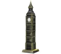 Gatuida Metal London Building Model: Big Statue Tabletop Souvenirs Home Office Desktop Decor Historic Landmark Architecture Replica Cultural Ornament