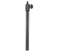 Gatuida Mic Pole with Solid Iron Construction and Microphone Boom Arm Extendable 50cm Telescopic 3/8 Inch Screw Head Adapter for Professional Audio Recording