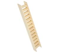 Gatuida Micro Landscape Doll House Miniature Kit School Ladder Cake Topper Room Model Kit Staircase People Thing Cabin Style Tiny House Dollhouse Little Beige Wood