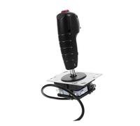 Gatuida Micro-motion Flight Joystick Replacement Stick Game Controller for Flight Simulator Games Smooth Precise Control with Easy Assembly Compatible Arcade Gaming Accessory