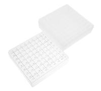 Gatuida Microcentrifuge Tube Storage Box 81 Grid Freezer Storage Containers for 1.5ml/1.8ml/2ml Tubes