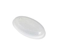 Gatuida Microwave Fish Steamer with Lid Household Fish Steaming Holder for Quick Heat Transfer and White Microwave Oven Steamer Plate Vegetables and Dumplings