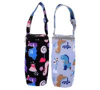 Gatuida Milk Bottle Thermal Bag 2pcs with Impact Buffer and Hand Strap for Baby Feeding on The Go