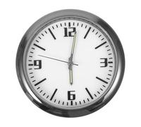 Gatuida Mini Dashboard Clock Metal Adhesive Electronic Quartz Small Car Interior Clock for Desk and Vehicle