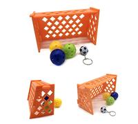 Gatuida Mini Football Field Parrot Training Engaging Bird Soccer for Parrots Suitable for Intelligence Development and Physical Activity Random Color Random Color