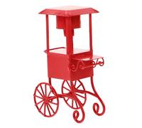 Gatuida Mini Popcorn Maker with Wheels for Movie Night Portable Snack Cart with Rapid Heating Dual Function Popcorn and Lollipop Machine User Friendly Movie Theater Decor Model