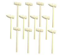 Gatuida Mini Solid Wood Hammers Set for Creative DIY Tools Seafood Hammer for Cracking Lobster and Crab Shells for Fine Motor Skills Development