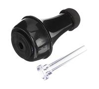 Gatuida Mini Trumpet Straight Practice Mute Set with Black Lightweight Silencer and Standard Mouthpiece for Brass Instrument Accessories