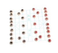 Gatuida Miniature Dollhouse Chinese Chess Set Portable Chess Pieces for Creative Room Decoration Inspiring Imaginative Play and Enhancing Dollhouse Atmosphere