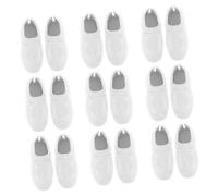 Gatuida Miniature Dollhouse Male Shoes Micro Plastic Dress Up Accessories for Dolls Encourages Creativity Imagination Easy to Clean Versatile Design for Role Playing