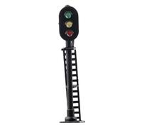 Gatuida Miniature Durable Traffic Signal Light Model for Sand Table Landscape Realistic Miniature Traffic Lamp Decor Fine Craftsmanship for Model Railway and DIY Scene Decoration