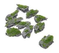 Gatuida Miniature Landscape Rocks: 10pcs Modelling Scenery Stones Fake Scale Model Landscape Building for Sand Table, Diorama, Basing and Architecture Models