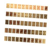 Gatuida Miniature Playing Cards for Gold Foil Poker Cards Compact for Creativity and Hands Play for Parties Birthdays and Dollhouse Decoration